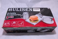 Hulisen Stainless Steel Griddle Accessories Kit Burger Press Spatula And Shaker