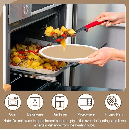 Pcs Unbleached Parchment Paper Baking Sheets Rounds Hamburger 3.5 Inch 250 gallery