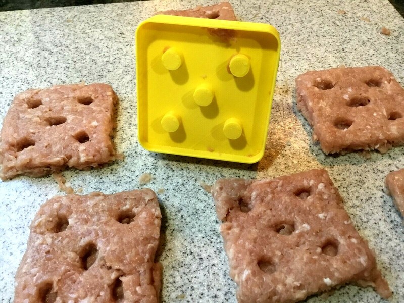 Make the Perfect Slider - White Castle Style Burger Press With Removable Handle gallery