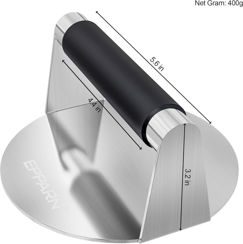 Dishwasher Safe Hamburger Press with Smooth Bottom for Perfect Patty Creation gallery