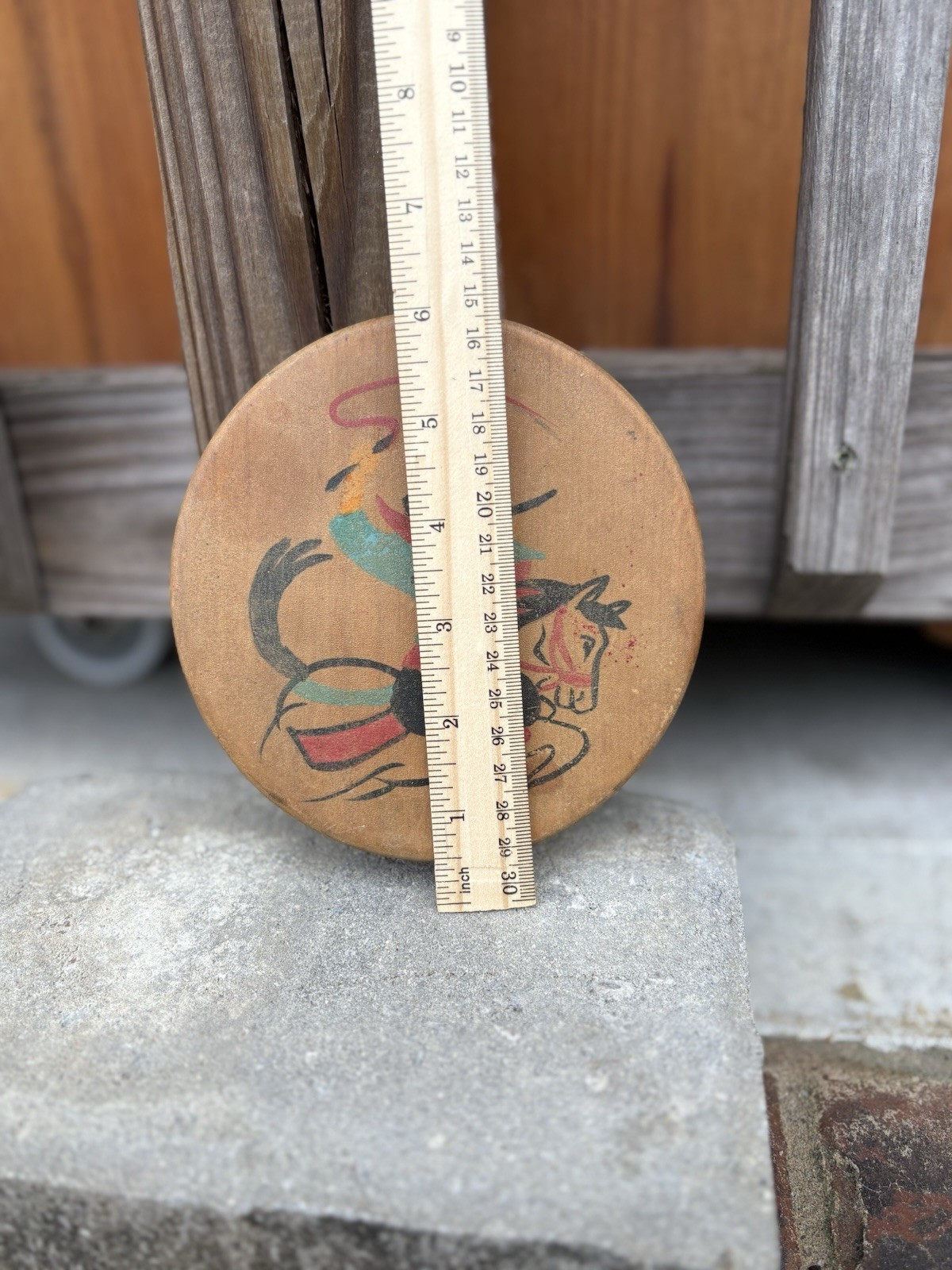 Cowboy Western Wooden Vintage 1950’s Hamburger Press gallery