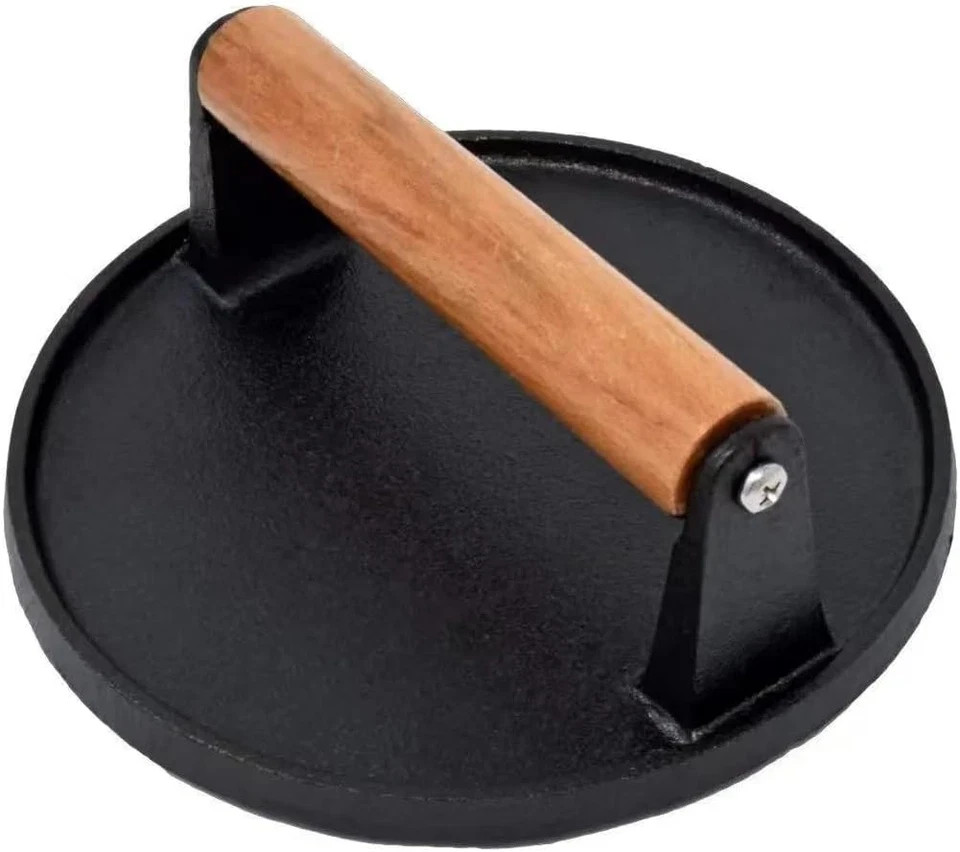 Kitchen Tools Heavy Duty Cast Iron Grill Press Burger Press Bacon Press Barbecue gallery