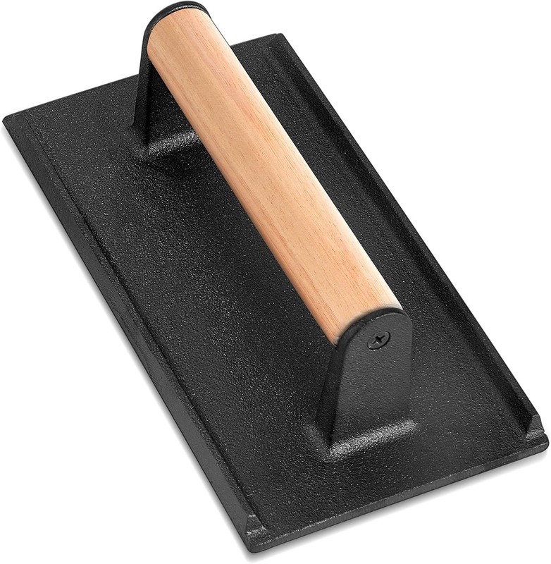 7 Inch Cast Iron Burger Press Smash Burger Press Weight Heavy-Duty Hamburger gallery