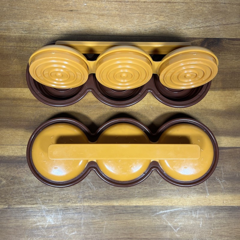 Vintage Charcoal Companion mini slider burger press-plastic-makes 3 X2 Fun4Kids gallery
