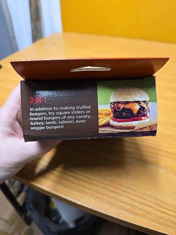 Nordic Ware 3 In 1 Stuffed Burger Maker & Patty Press Indoor Outdoor USA Vin gallery