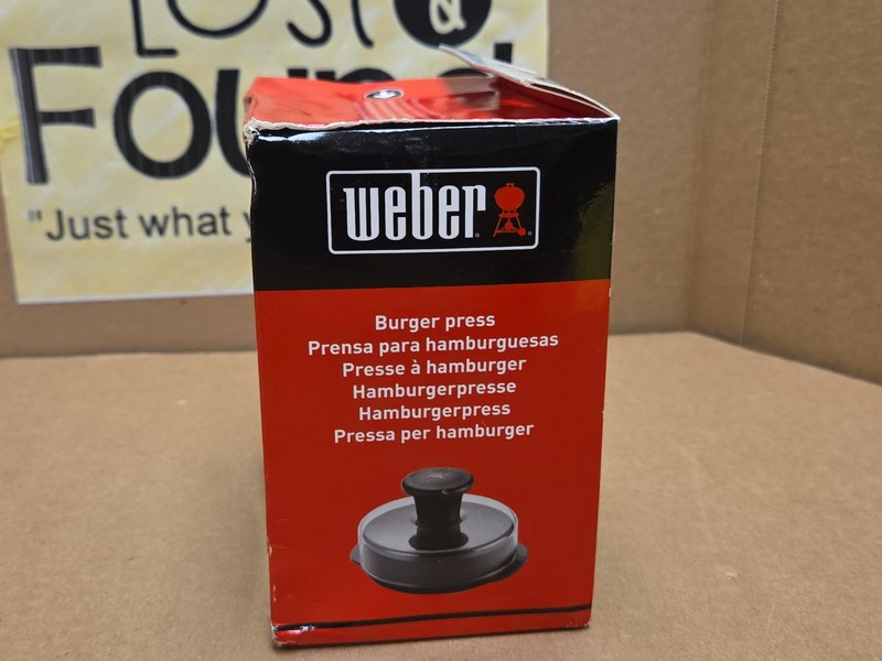Weber 6483 Original Burger Press 1/4 1/2 lb Patties BBQ Grill Tool Sealed gallery