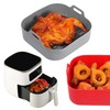 Foopama Air Fryer Silicone Liners, Pot 2 Pcs 7.5inch-2PCS, Silicone-Square gallery