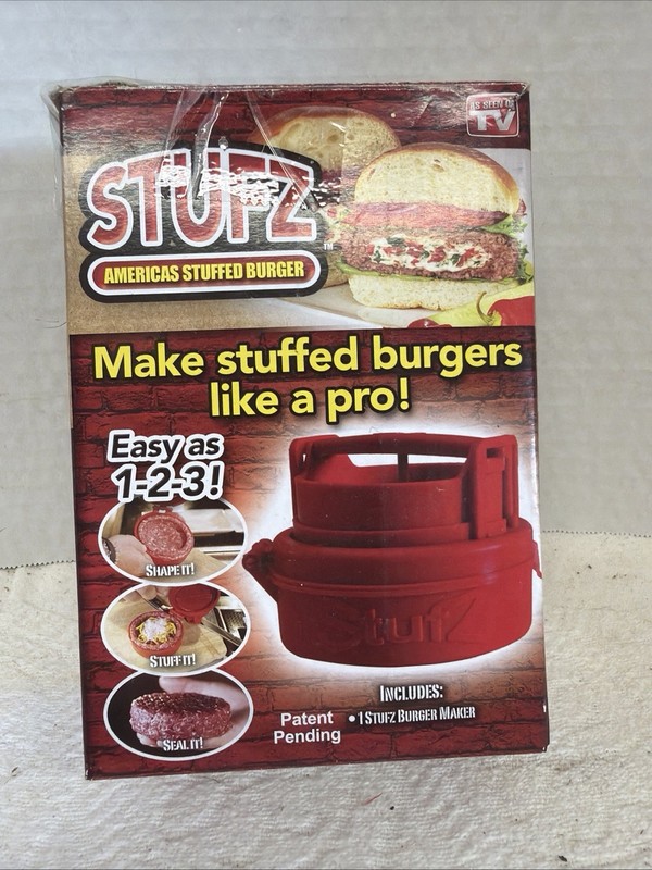 STUFZ Americas Stuffed Burger (1 Pack) | Make Burgers Like a Pro, As-Seen-On TV gallery