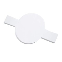 100 PCS Precut Circle Cake Pan Liners Rounds, 9 Inch Non 9 inches, White