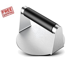 Versatile Non-Stick Hamburger Press – 5.5 Inch Patty Smasher for Burgers & More