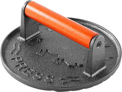 Bacon Press 2.5 Lb Heavy Weight Cast Iron Burger Smasher Tool for Griddle,Grill,