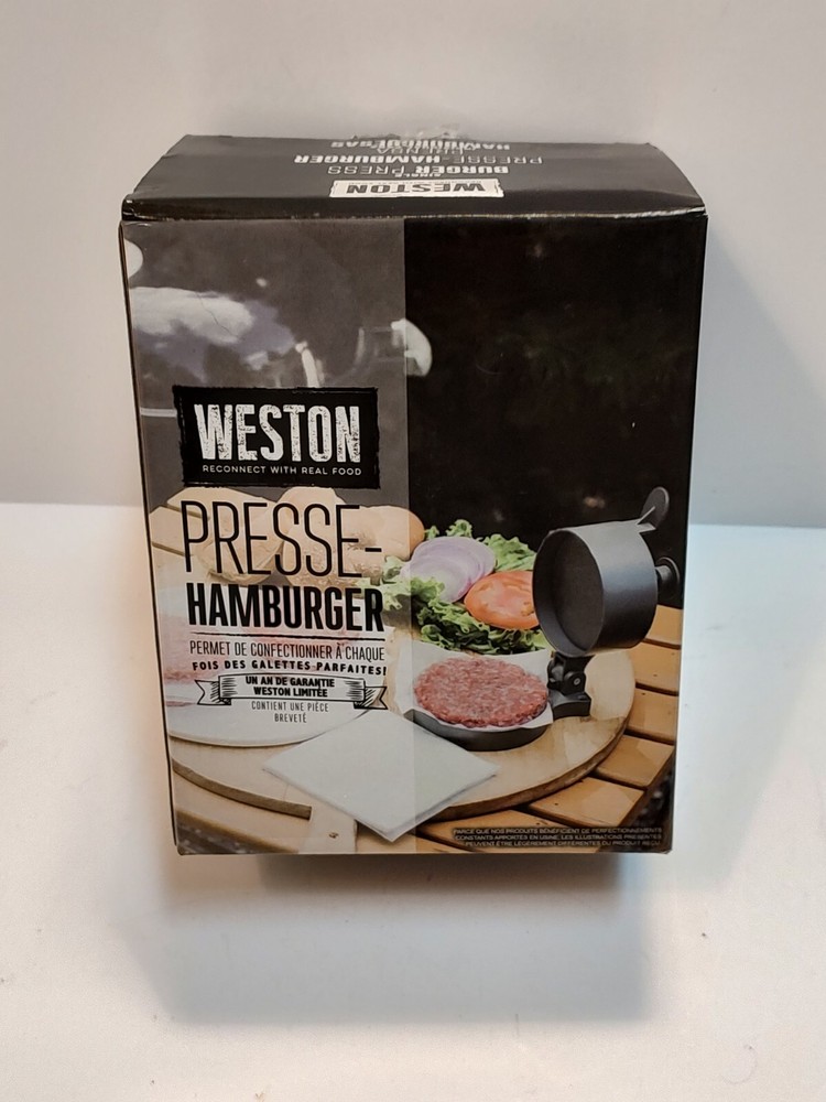 Weston Single Burger Press Model 07-0301