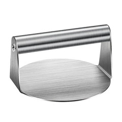 Stainless Steel Smash Burger Press Hamburger Patties Meat Masher Circular Meat P