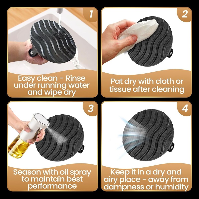 Smash Burger Press for Griddle, 5- , 2 lb Heavy Duty Burger Smasher Tool with... gallery