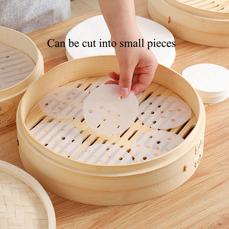 Multipurpose Silicone Liner for Steamer, Air Fryer, Pressure 6 inches, White gallery