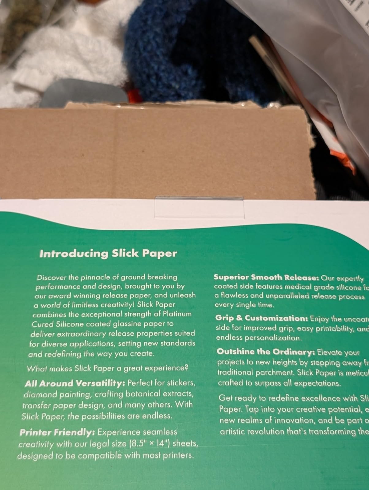 SLICK PAPER silicone release paper gallery