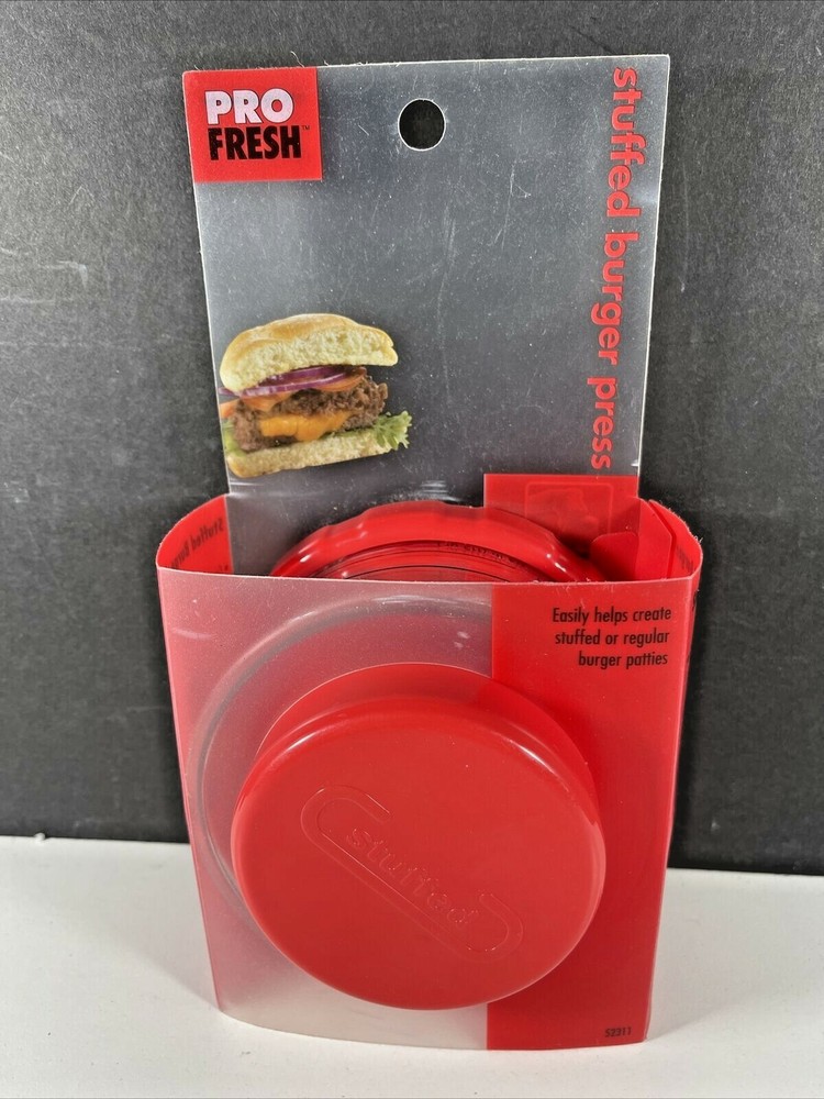 New PROFRESH Stuffed Burger Press Creates Regular or Stuffed Patties