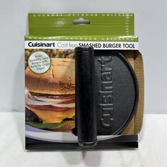 Cuisinart 6″ Smashed Burger Press, Cast Iron (CISB-111) ~ NEW