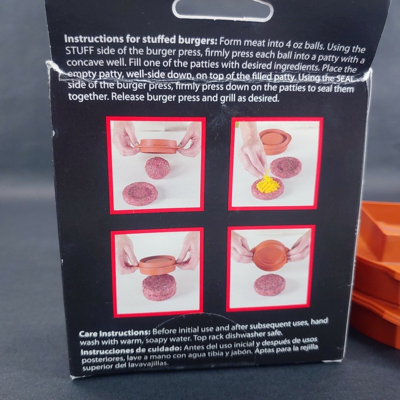 Nordic Ware Stuffed Burger Maker Press 3 in 1 gallery