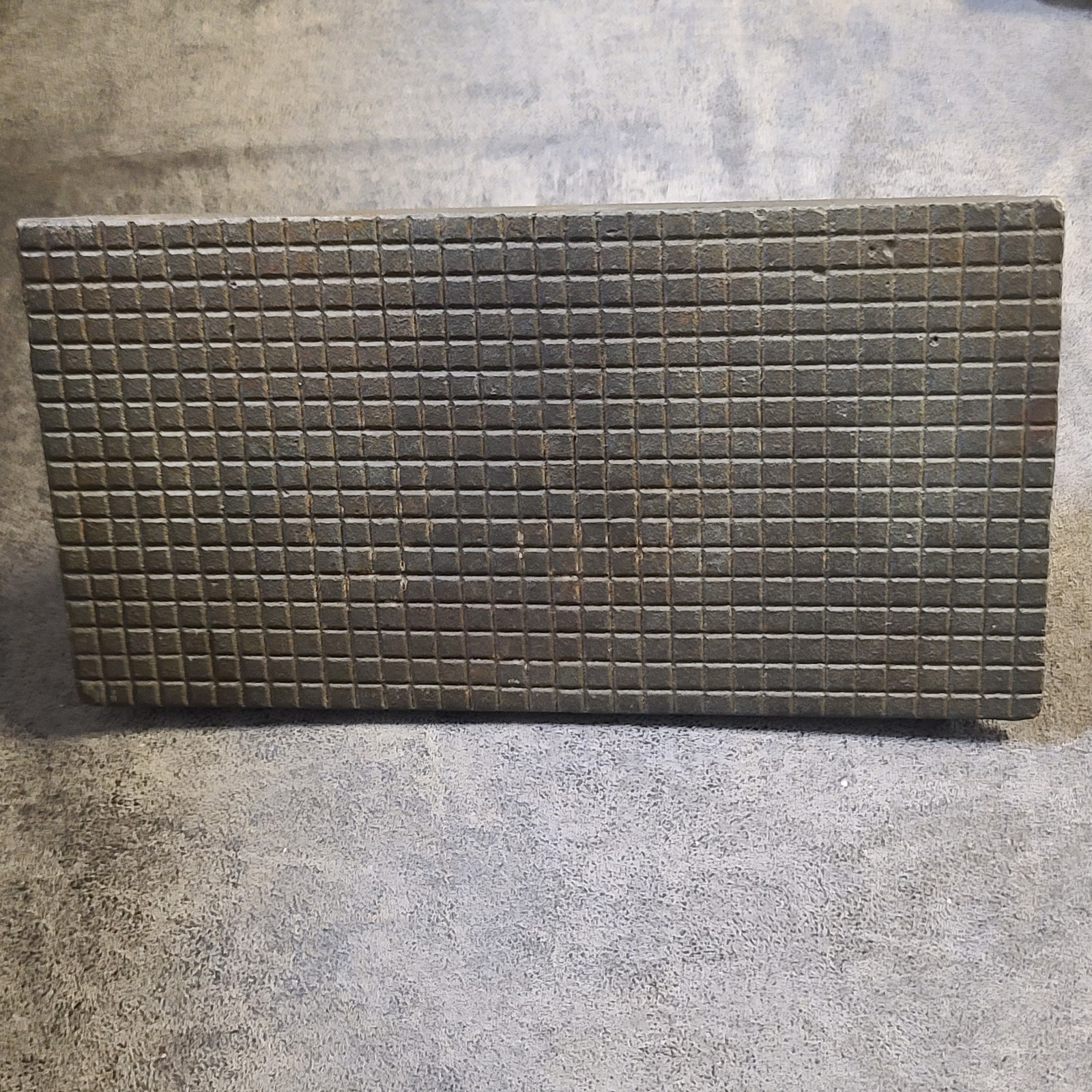 Heavy Cast-Iron Bacon Press Wood Handle 8X4" gallery