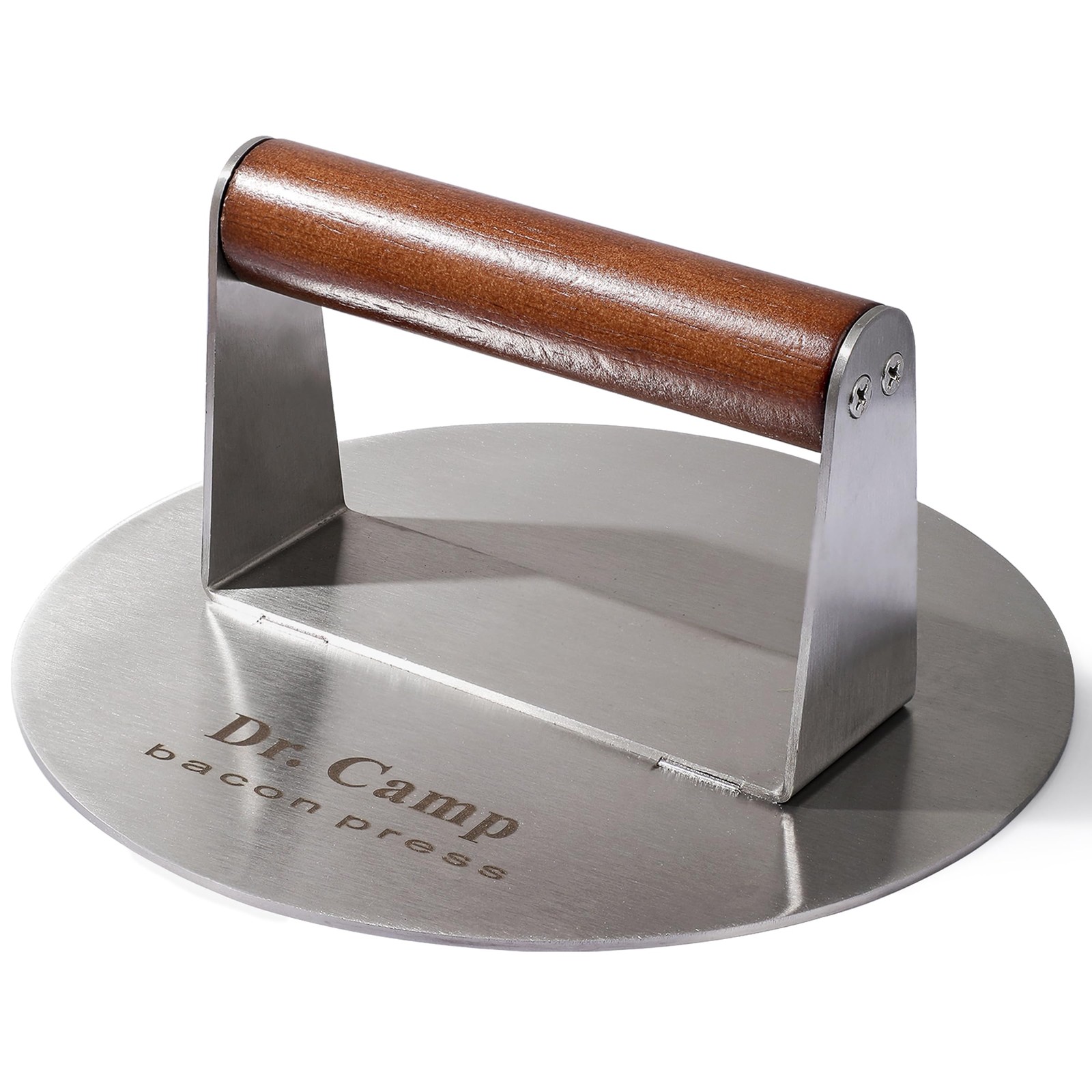 Dr.Camp 7 INCH Stainless Steel Smash,Burger Press,Burger Silver gallery