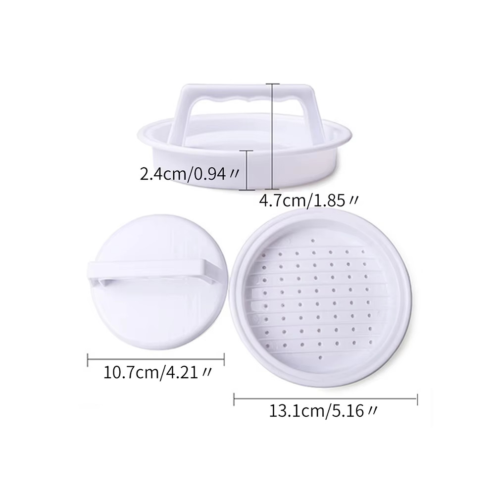🍔 Hamburger Press Stuffed Burger Maker Plastic Meat Grill BBQ Party Kitchen Too gallery