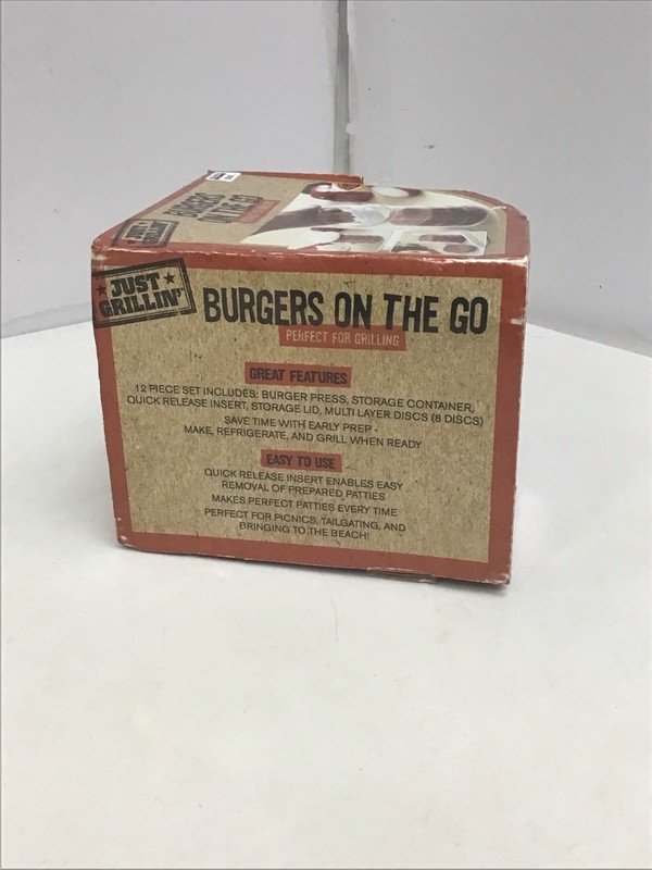 Mr. BBQ Burgers on the Go Patty Maker 12 Piece NonStick 8-Layer Plastic Disc New gallery