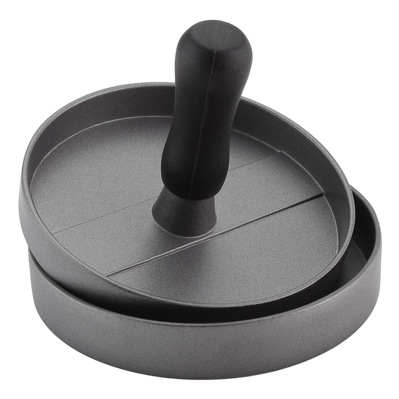 Burger Press with 100 Patty Papers, 4.5 inch Diameter Non-Stick Cast Aluminum Ha gallery