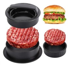 Round Meat Patty Press Thickened Molding Manual Burger Meat Press