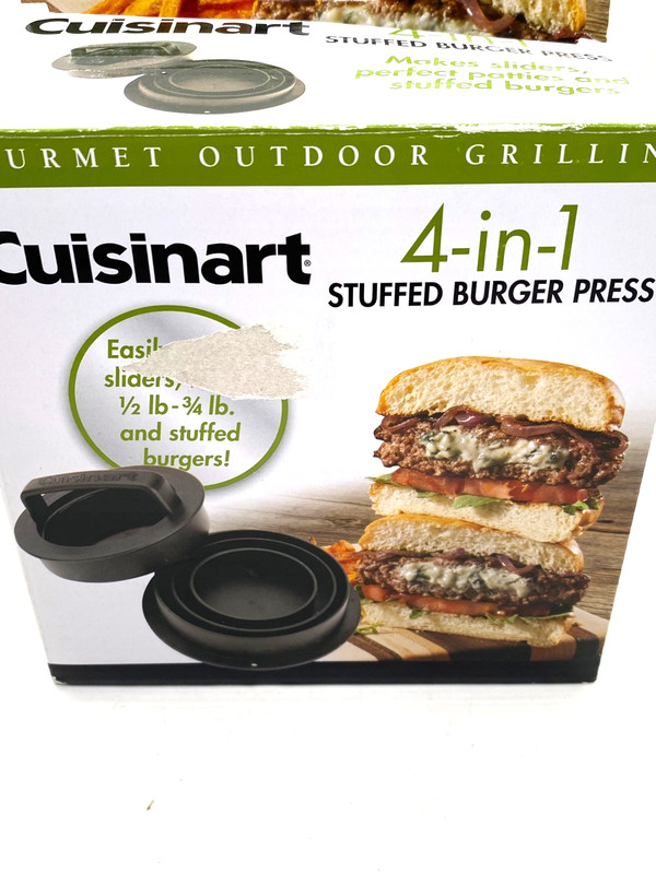 Cuisinart CSBP-200A Stuffed, 4-In-1 Burger Press (open box) gallery