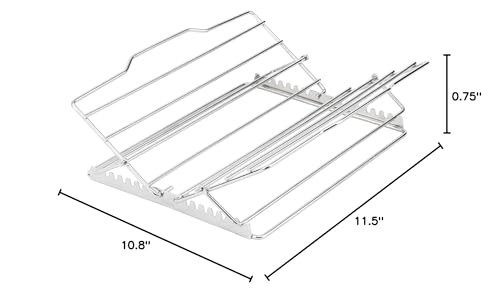 GoodCook Everyday Adjustable Roasting Rack 11.5 x 10.8", Roast gallery