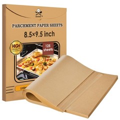 Air Fryer Liners Disposable for CHEFMAN 125pcs 8.5″ x 9.5″, Natural