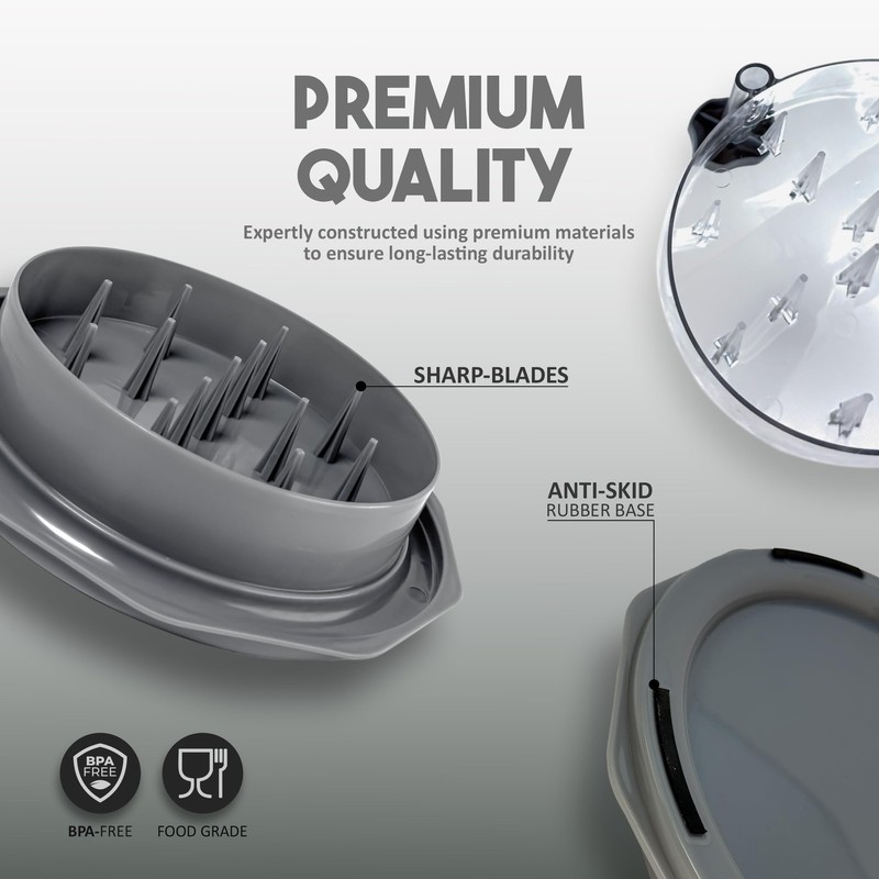 ZEECOM Chicken Shredder Tool, Twist-Style Meat for Standard, Silver gallery