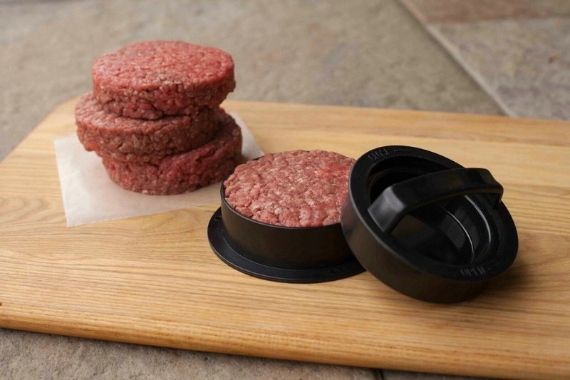 3 IN 1 Non Stick Stuffed Burger Press Hamburger Patty Molds Maker Sliders BBQ US gallery