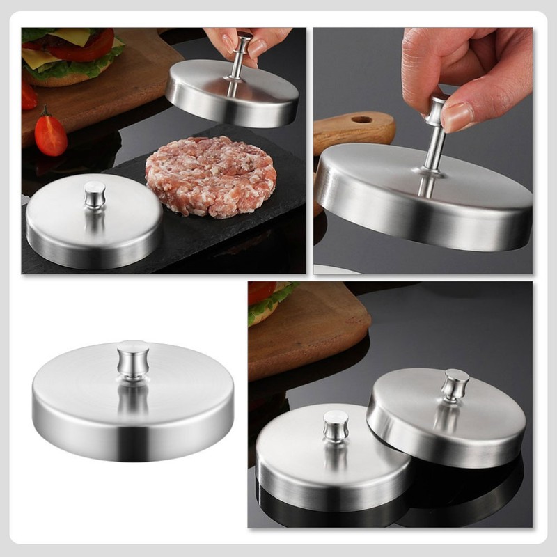 Burger Press Tool Sandwich Patty Maker Stainless Steel Meat Mold gallery