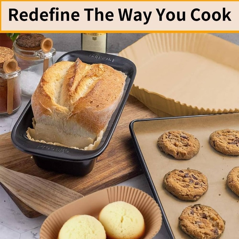 Loaf Pan Liners, 9x5In Air Fryer Liners 9" x 5" - 100PCS, primary colours gallery