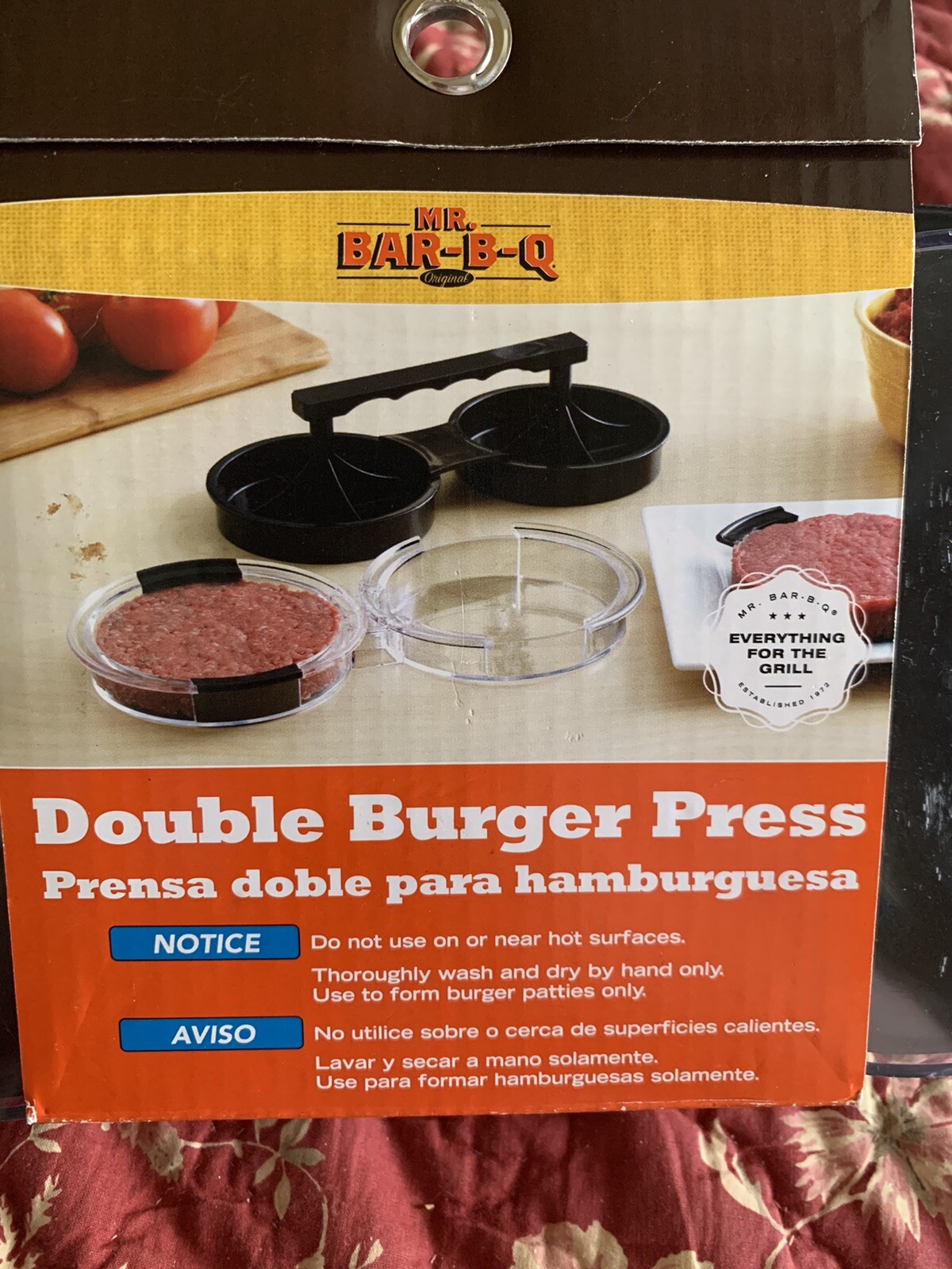 Mr Bar-B-Q Double Burger Press, NEW gallery