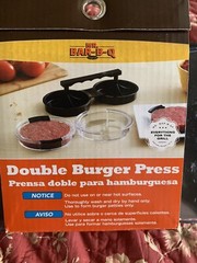 Mr Bar-B-Q Double Burger Press, NEW