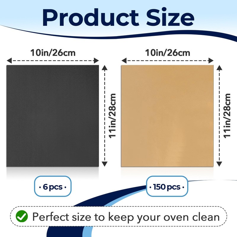 156 PCS Oven Liner for Emeril Lagasse 26 QT Extra Large Air Fryer, 156-Pack gallery