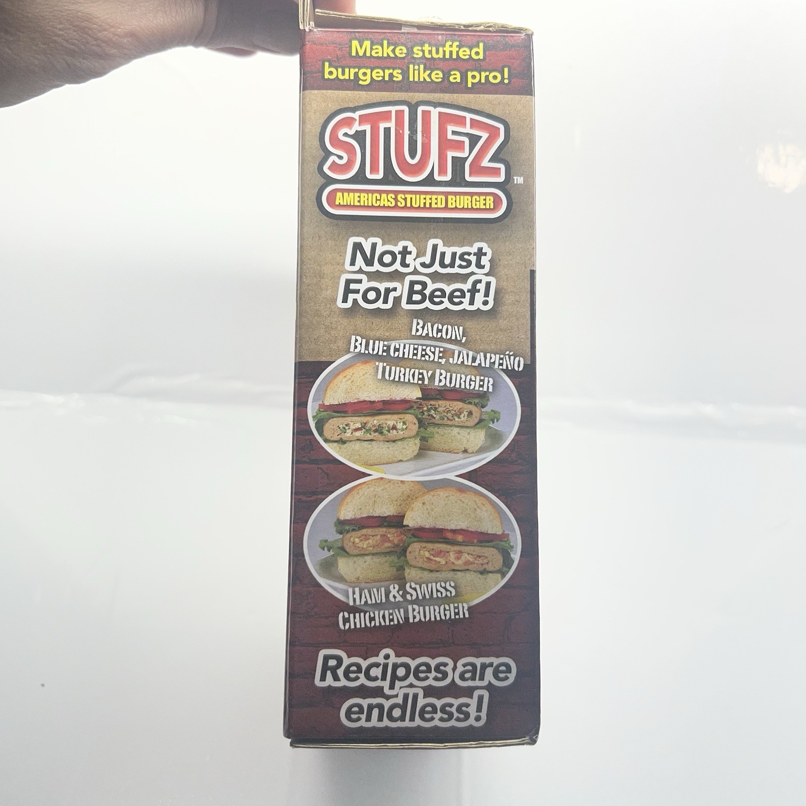 STUFZ - AMERICANS STUFFED BURGER AS SEEN ON TV NEW IN BOX gallery
