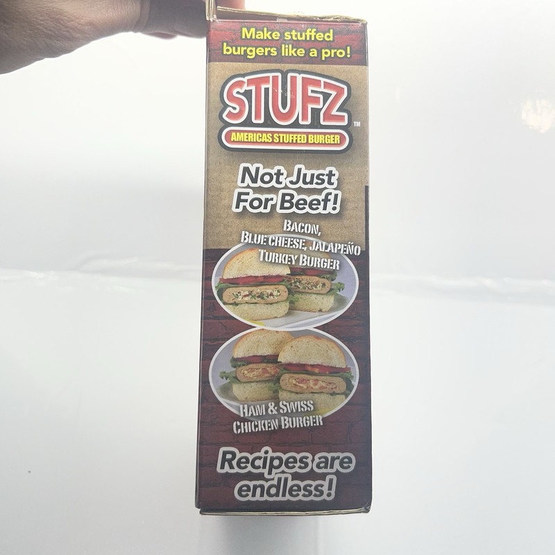 STUFZ - AMERICANS STUFFED BURGER AS SEEN ON TV NEW IN BOX gallery
