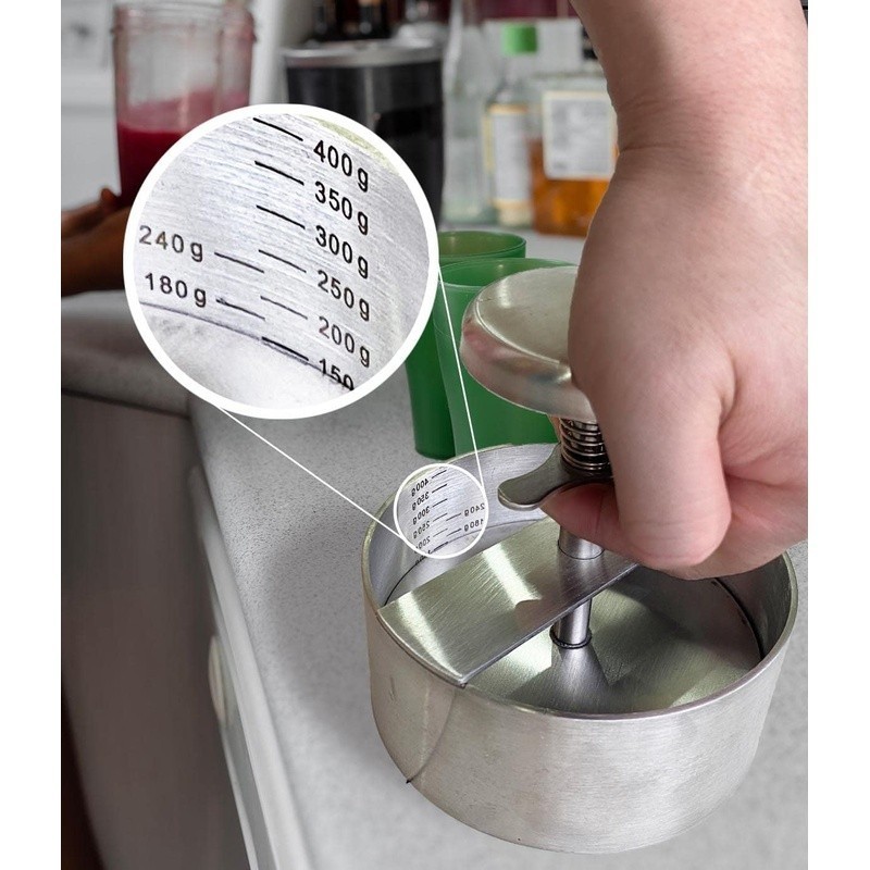 Stainless Steel Burger Patty Press Adjustable Easy Clean Non-Stick Tool New gallery