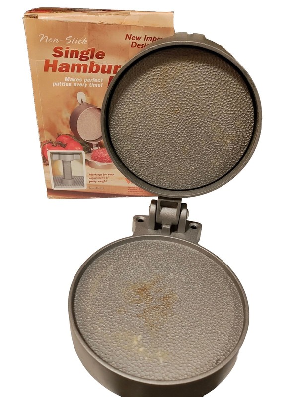 Weston Single Hamburger Press 4-3/8" Diameter Adjustable Patty Thickness gallery