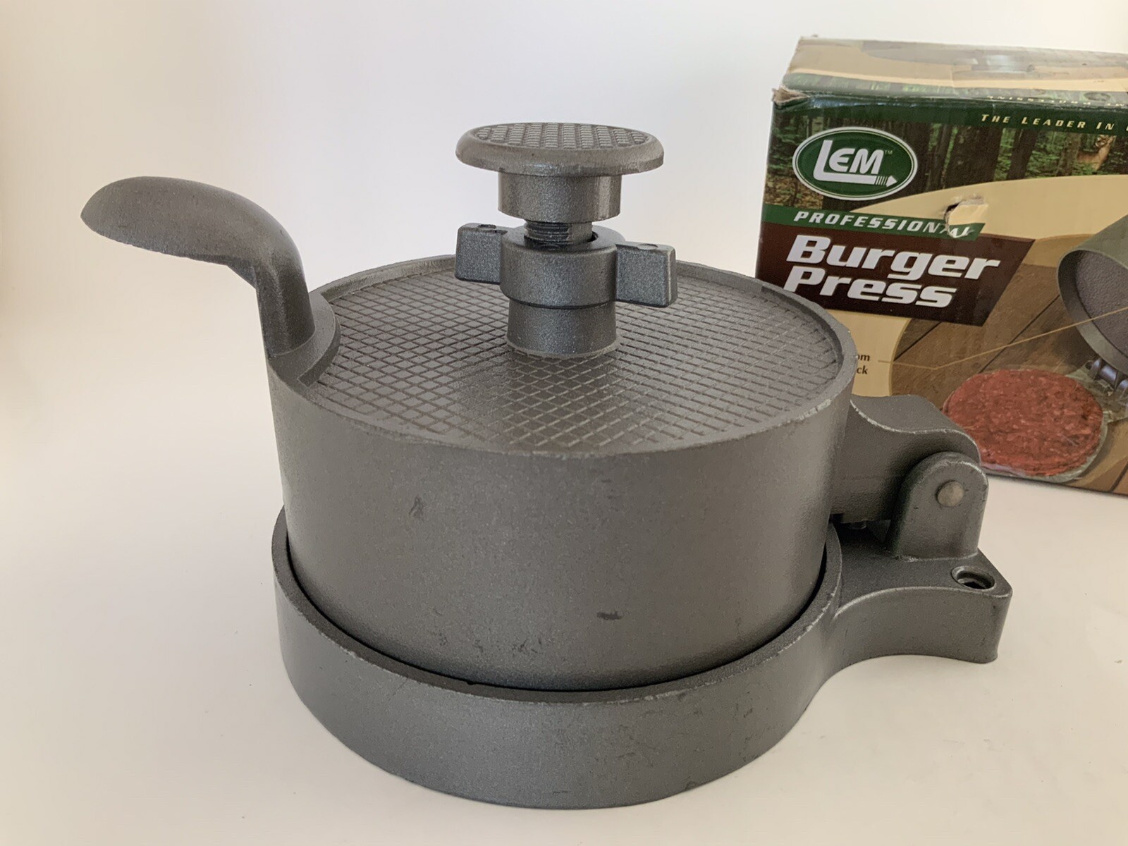 LEM Professional Heavy Duty Non-Stick Hamburger Press Adjustable Large Burgers gallery