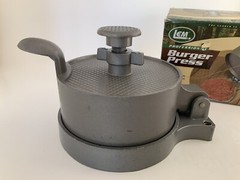 LEM Professional Heavy Duty Non-Stick Hamburger Press Adjustable Large Burgers