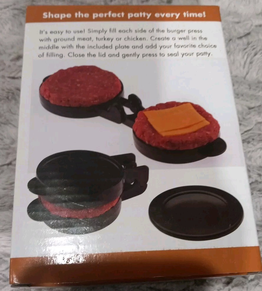 Cook's Works Steakhouse Burger Press New Stuff Them With Your Favorite Fillings gallery