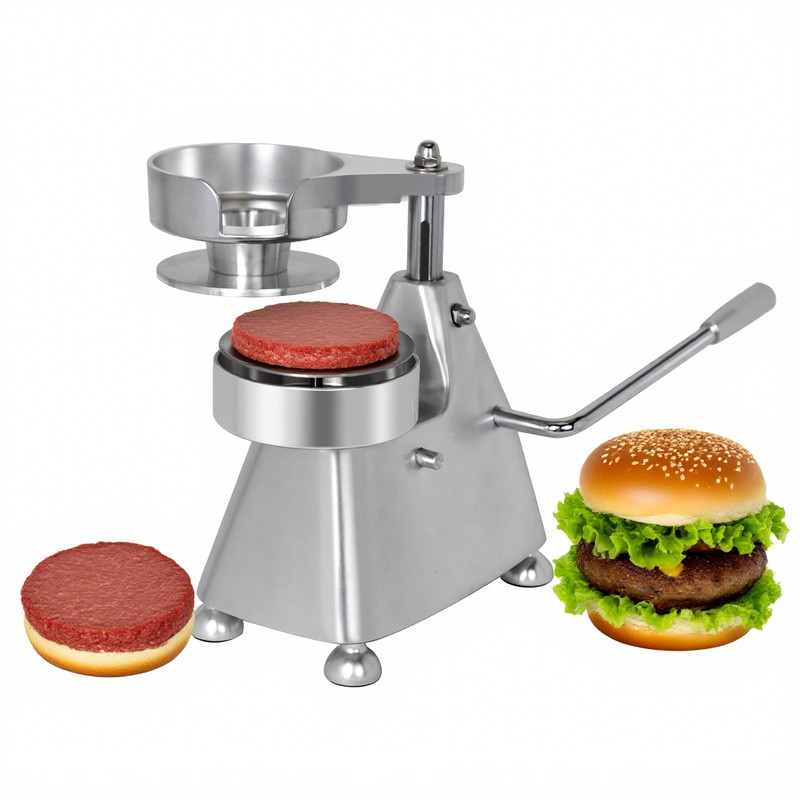 Hakka Burger Press Patty Maker Meat Press Machine with 4" 5" 6" Removable Head gallery