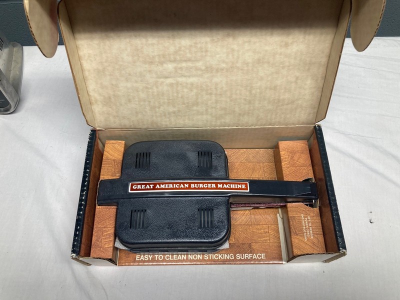Great American Burger Machine Model 6000 American Electric Corp Vintage gallery