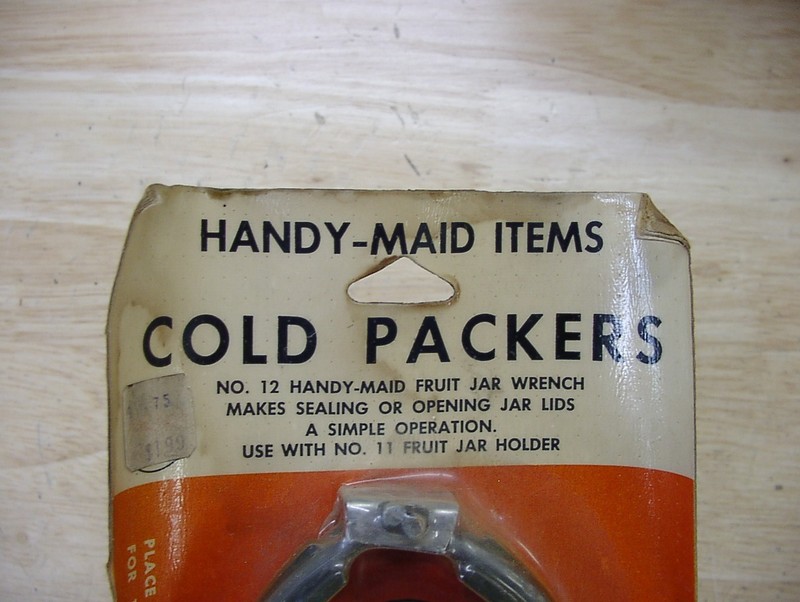 2 Vntg Yeoman NOS SEALED Canning Tools,No. 12 Fruit Jar Wrench,& No. 11 Holder gallery