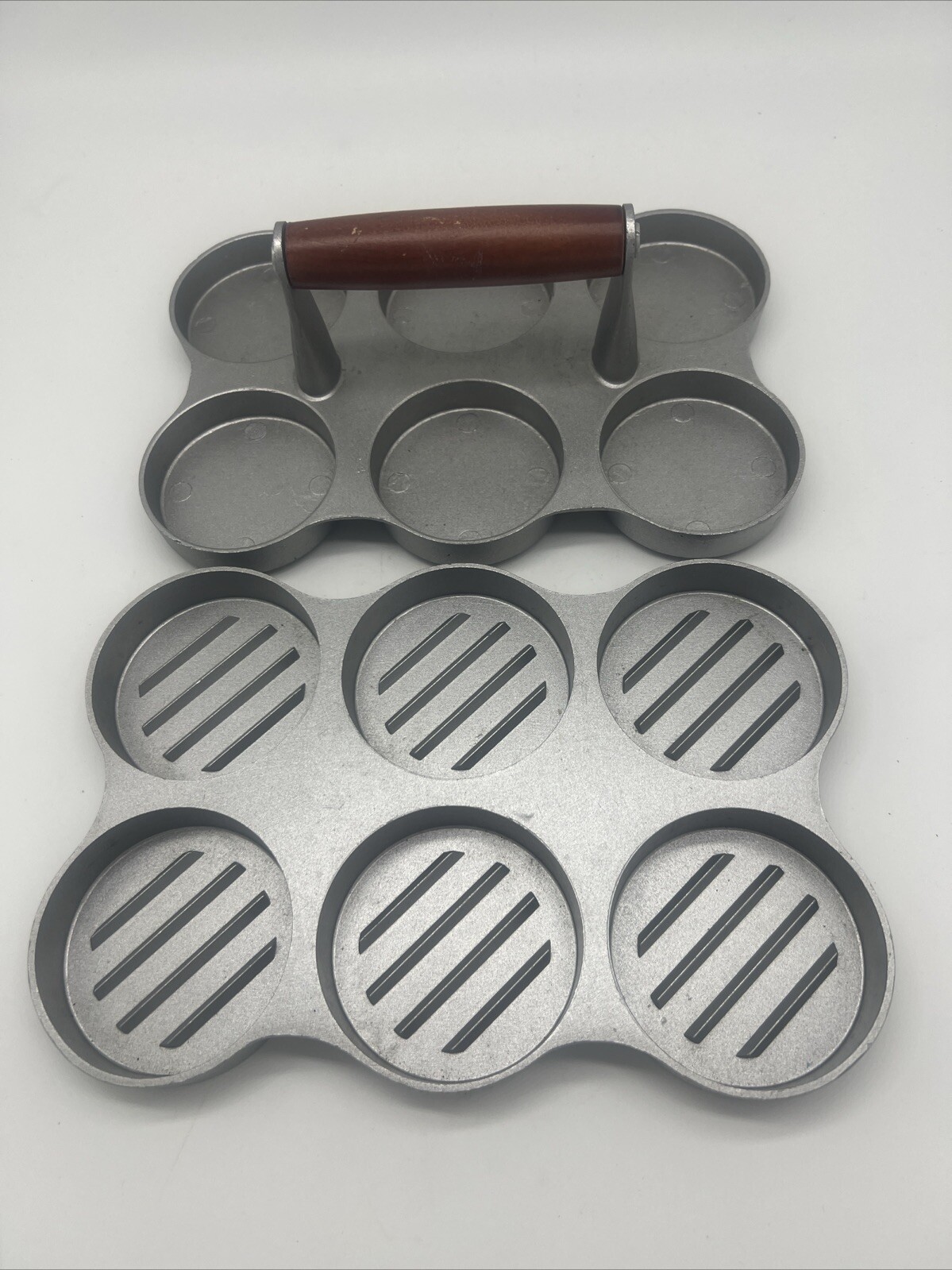 Mini Burger Press Makes 6 Patties EUC gallery